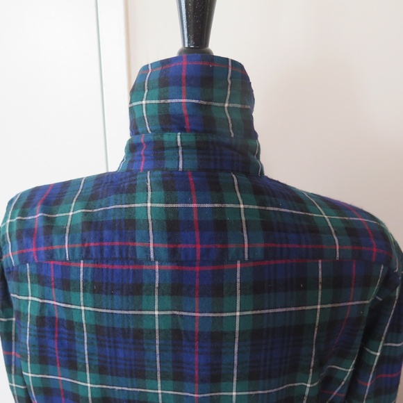 Polo Ralph Lauren Plaid Blouse with Bow-Tie Collar - Picture 8 of 13
